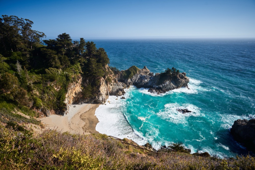 McWay Falls at Julia Pfeiffer Burns State Park in Big Sur