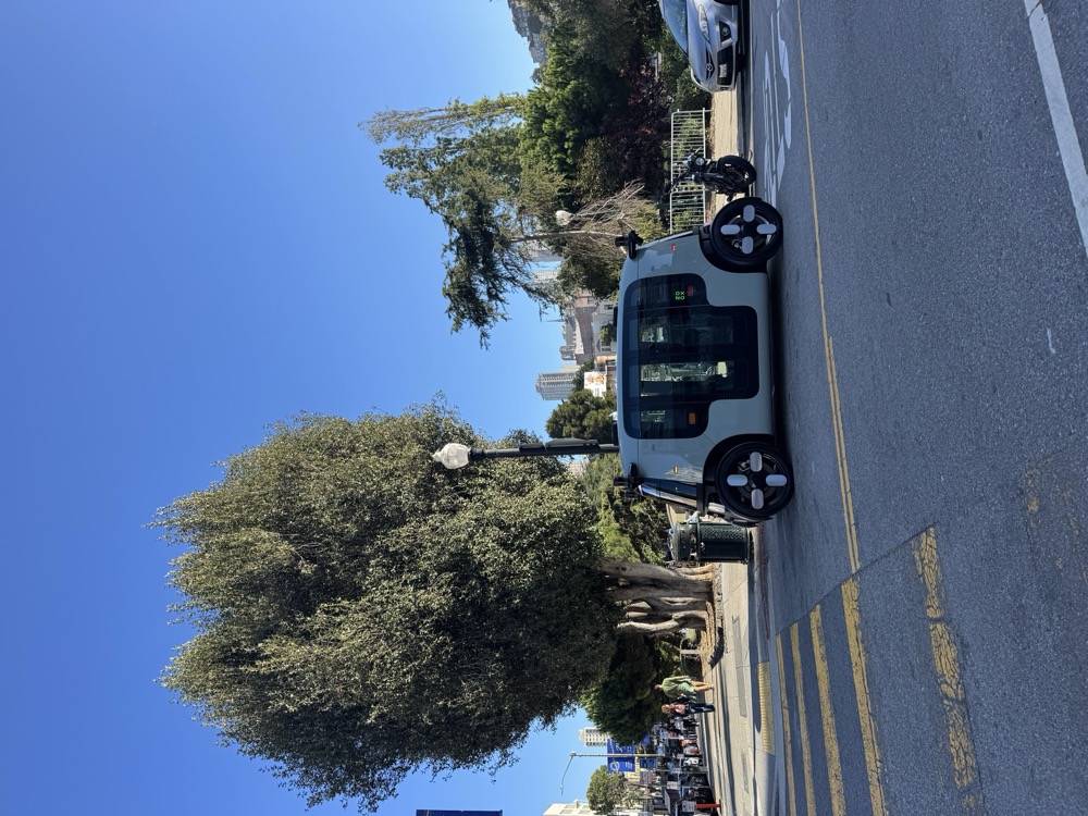 A Zoox self driving car